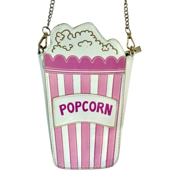 Kawaii Retro Popcorn Box Crossbody bag | Cute Kidcore Festival Weirdcore Purse - Picture 2 of 16